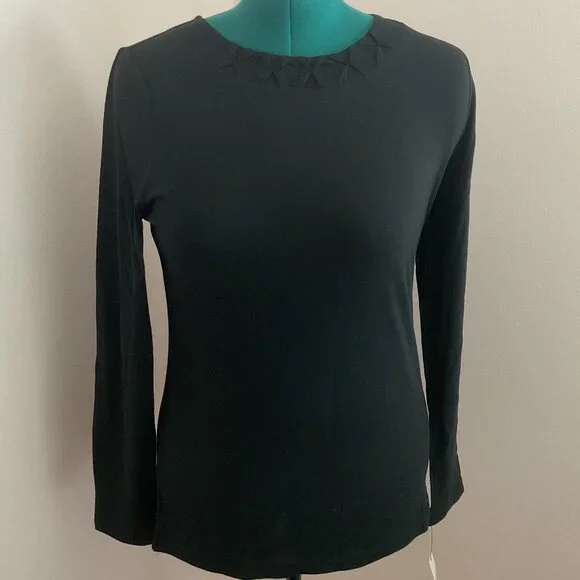 NWT Talbots Misses Large Longsleeve Tee - Picture 1 of 4